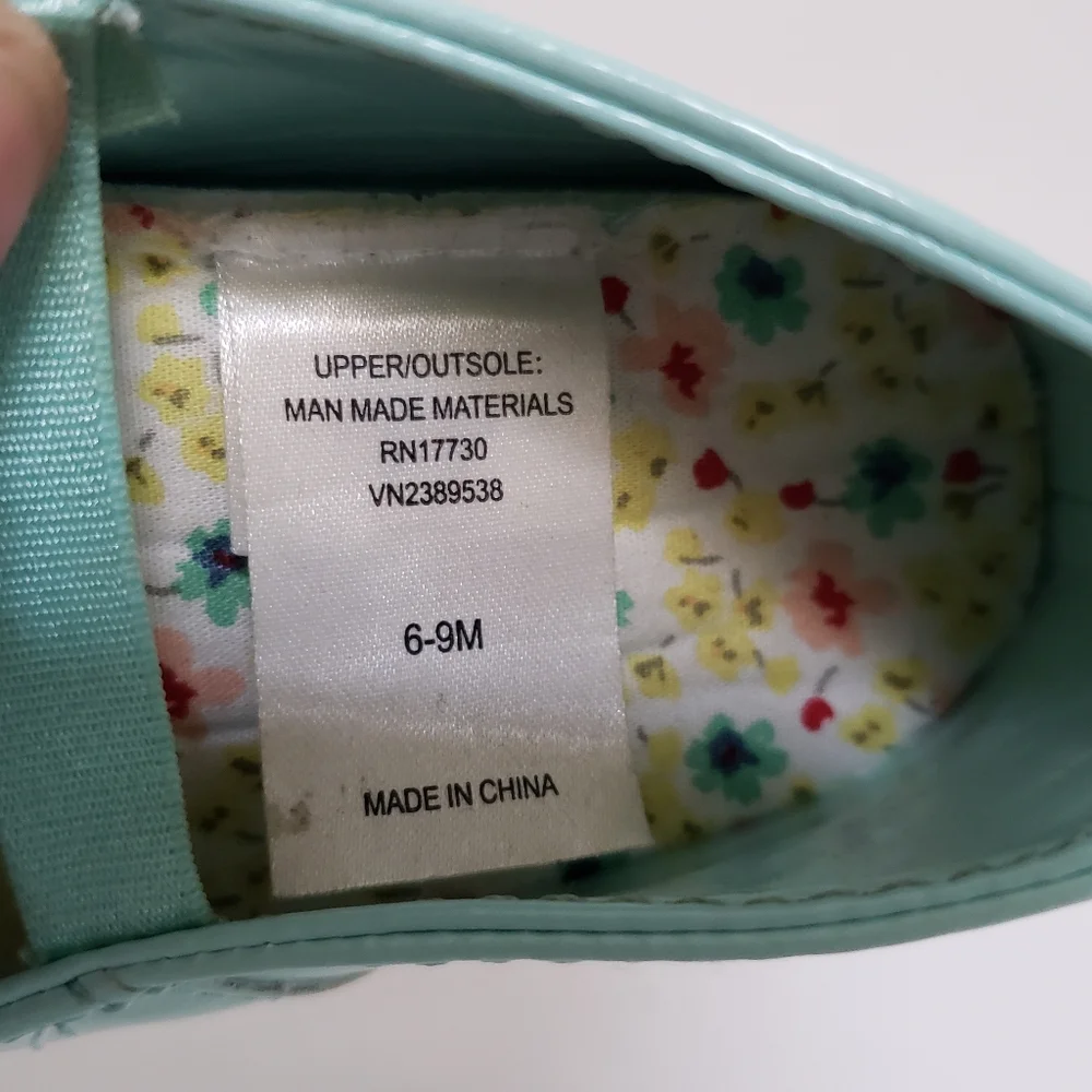 Light Blue Baby Target Slipper Shoes